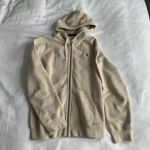 Polo zip up hoodie
